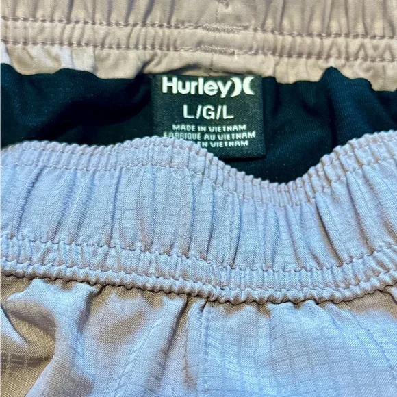 HURLEY Men's Two-Tone Athletic Large Shorts - Picture 3 of 9